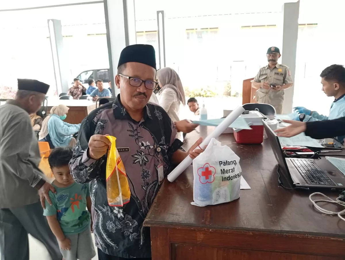 Pengurus PMI Kecamatan Sumberjambe Gelar Donor Darah Rutin. Foto istimewa pandhalungan.com