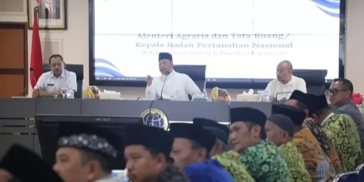 Menteri ATR BPN Nusron Wahid. Foto istimewa pandhalungan.com