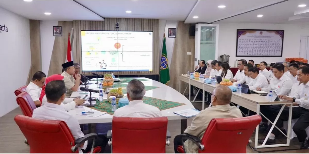 Tahun 2026, Menteri Nusron Wahid Tegaskan Pentingnya Perubahan dan Peningkatan Pelayanan Pertanahan Kepada Masyarakat. Foto istimewa pandhalungan.com