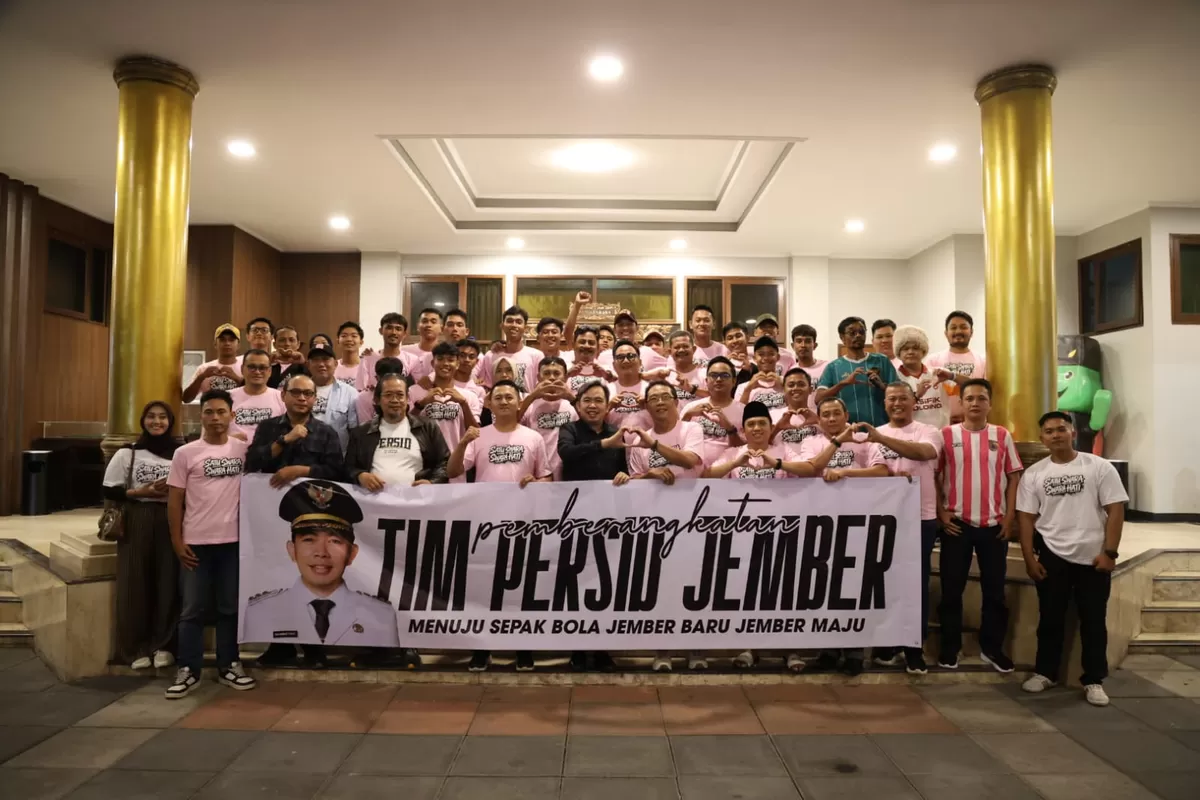 Bupati Gus Fawait: Optimistis Persid Jember Bangkit, Persid Baru Menuju Persid Maju. Foto istimewa pandhalungan.com