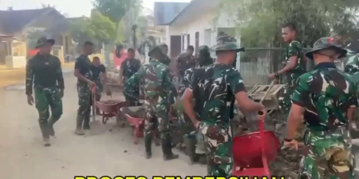 Aceh Perlahan Pulih, Jalan hingga Saluran Air Serentak Dibersihkan. Foto istimewa pandhalungan.com