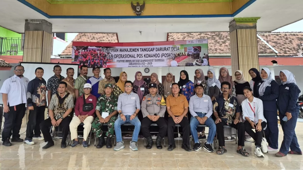 SIBAT PMI Dilatih Manajemen Tanggap Darurat Desa dan Operasional Posko. Foto istimewa pandhalungan.com