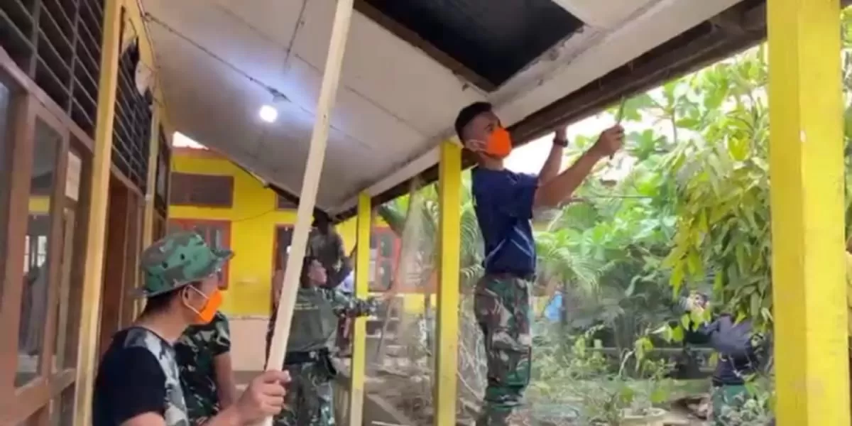 Penampakan Sekolah-sekolah di Aceh dan Sumut yang Kembali Bersih Pascabencana. Foto Istimewa Pandhalungan.com