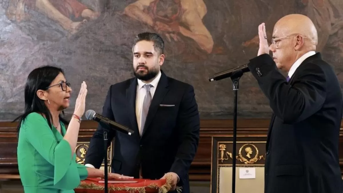 Wakil Presiden Venezuela Dely Rodriguez dilantik sebagai Presiden Venezuela sementara. (Istimewa)