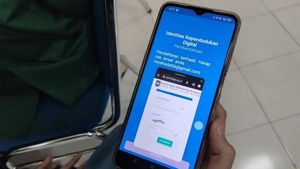 Ilustrasi pendaftaran KTP Digital Nasional. (Istimewa)