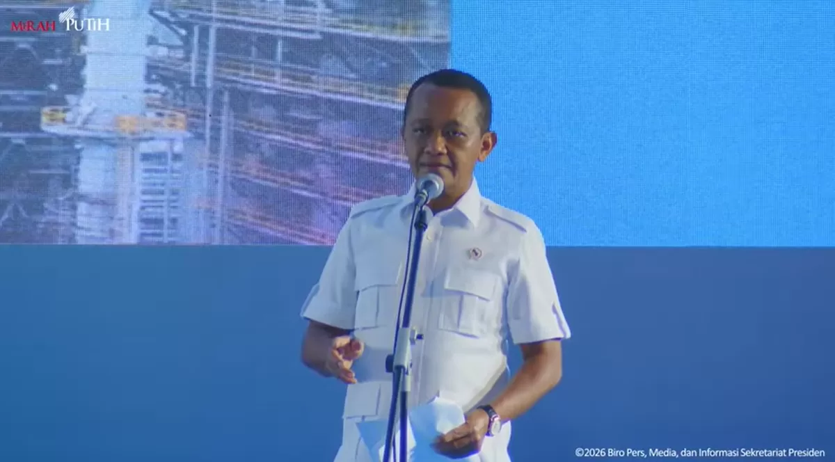 Menteri ESDM Bahlil Lahaladia dilantik Presiden Prabowo sebagai Ketua Harian DEN  (Foto: YouTube/Sekretariat Presiden)