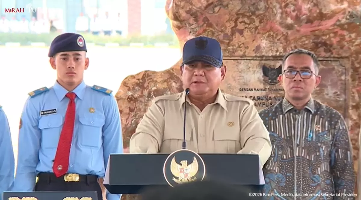 Presiden Prabowo resmikan SMA Taruna Nusantara di Malang (Foto: YouTube/Sekretariat Presiden)