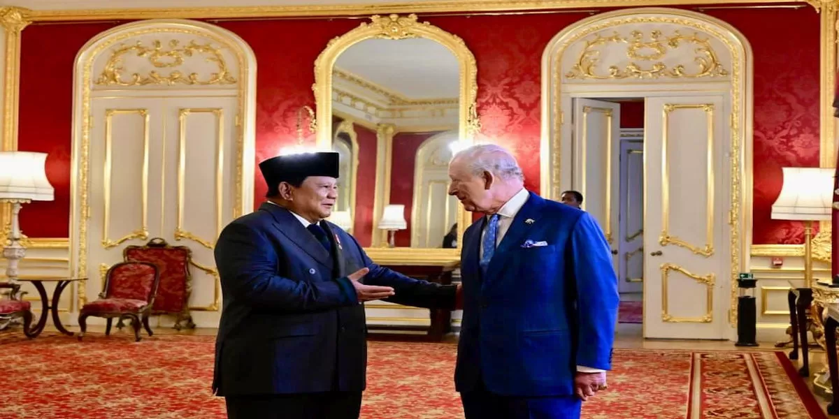Presiden Prabowo Subianto bertemu Raja Charles III (Foto: BPMI Setpres RI)