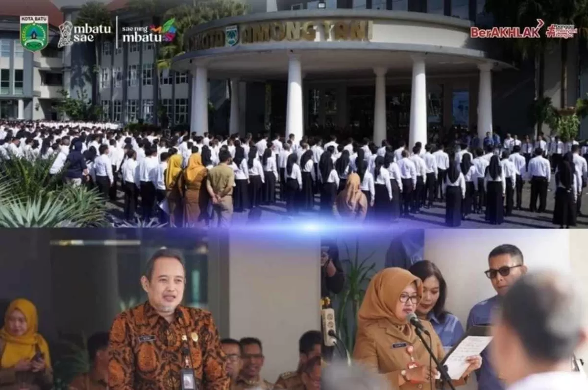 1.233 PPPK Paruh Waktu Resmi Jadi ASN di Kota Batu, Wali Kota Apresiasi Dedikasi Pegawai (Foto: batukota.go.id)