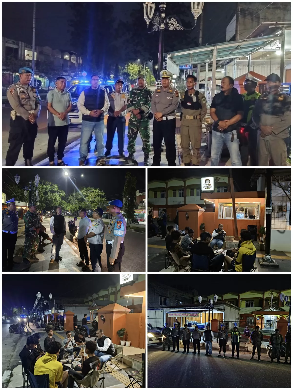 Sinergitas unsur pimpinan kecamatan (Upika) Tualang kembali ditunjukkan dalam upaya menjaga keamanan dan ketertiban masyarakat. Kapolsek Tualang bersama Upika Kecamatan Tualang melaksanakan patroli an