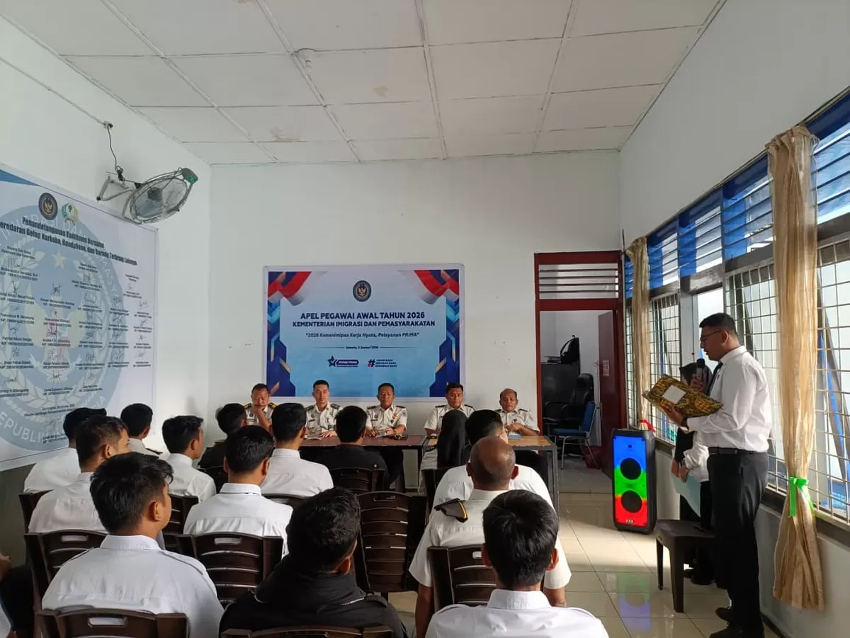 Kalapas Gunungtua dan Jajaran Saat Kegiatan Rapat Perdana Awal Tahun 2026