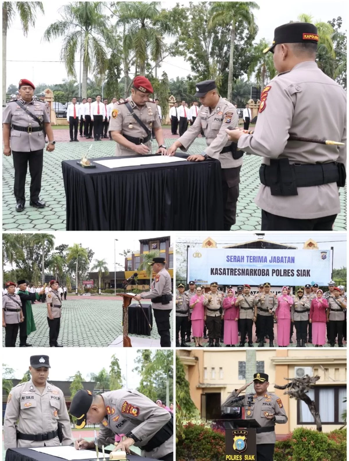 Sertijab Kasatresnarkoba, Kapolres Tekankan Komitmen Perang Melawan Narkoba