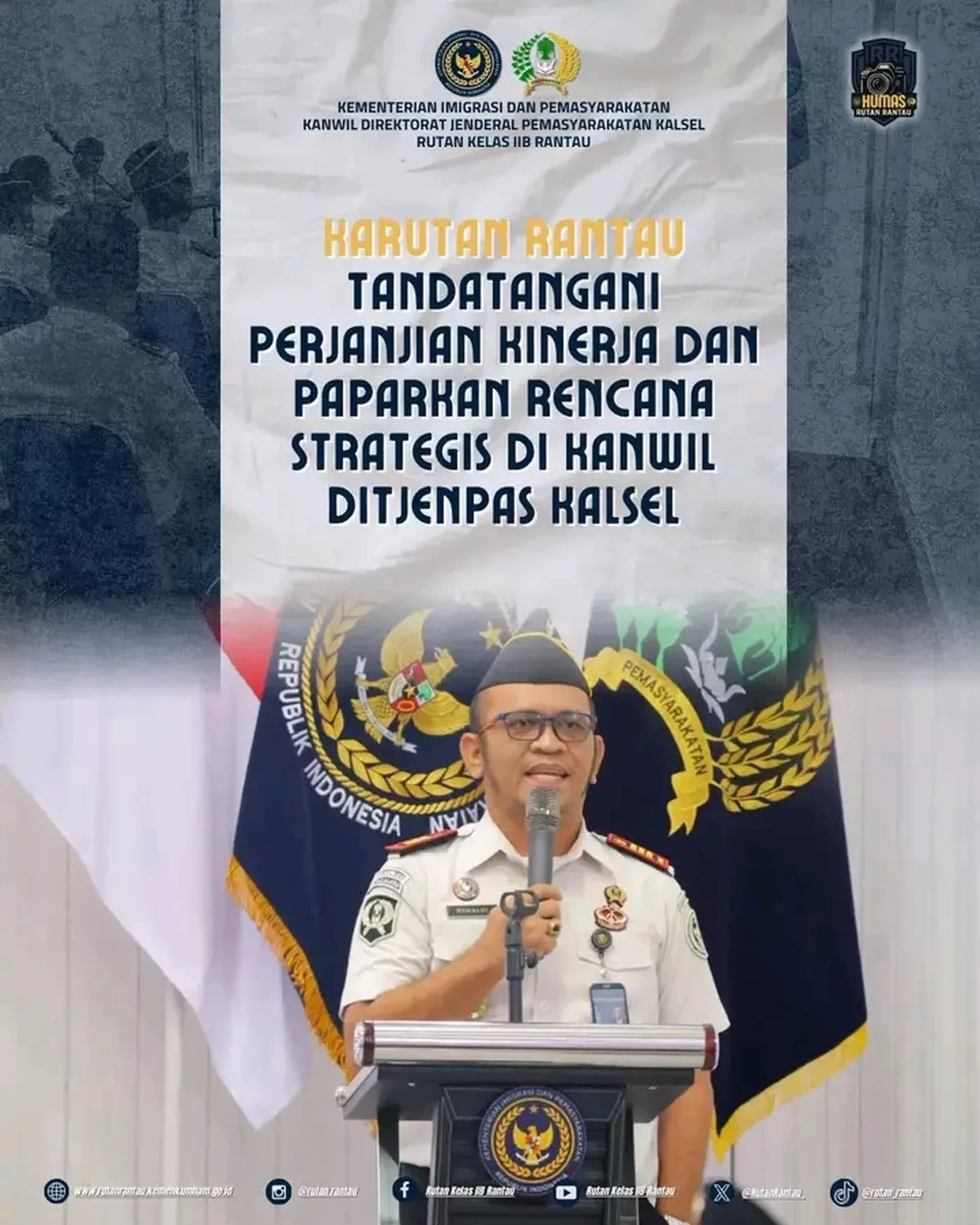 Karutan Rantau Saat Penandatanganan Perjanjian Kinerja