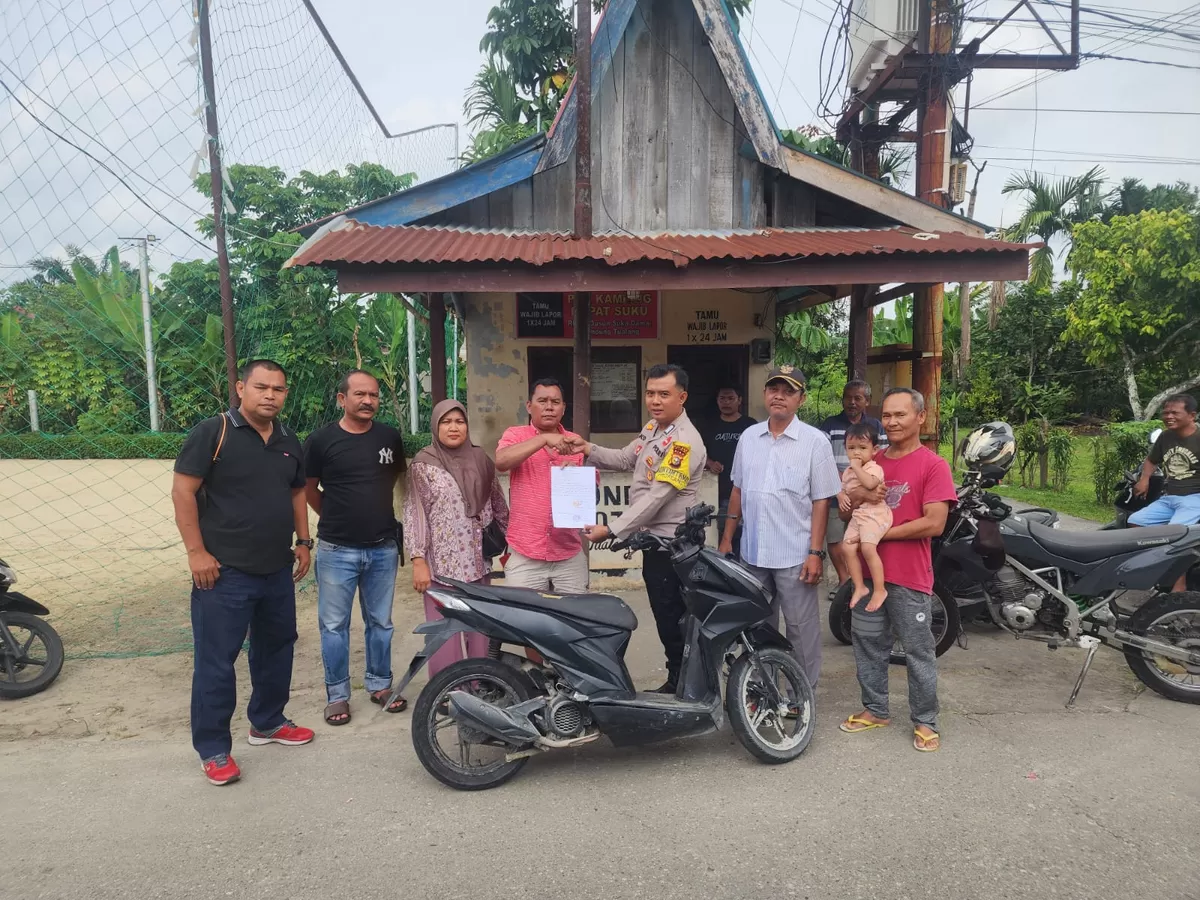 Polisi Kembalikan Motor Warga yang Sempat Hilang beberapa Hari