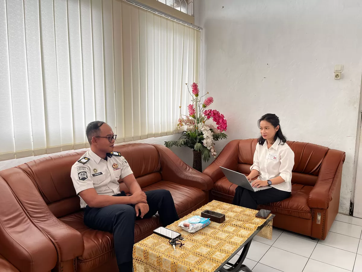 Pegawai Lapas Muara Teweh Saat Kegiatan Konseling 