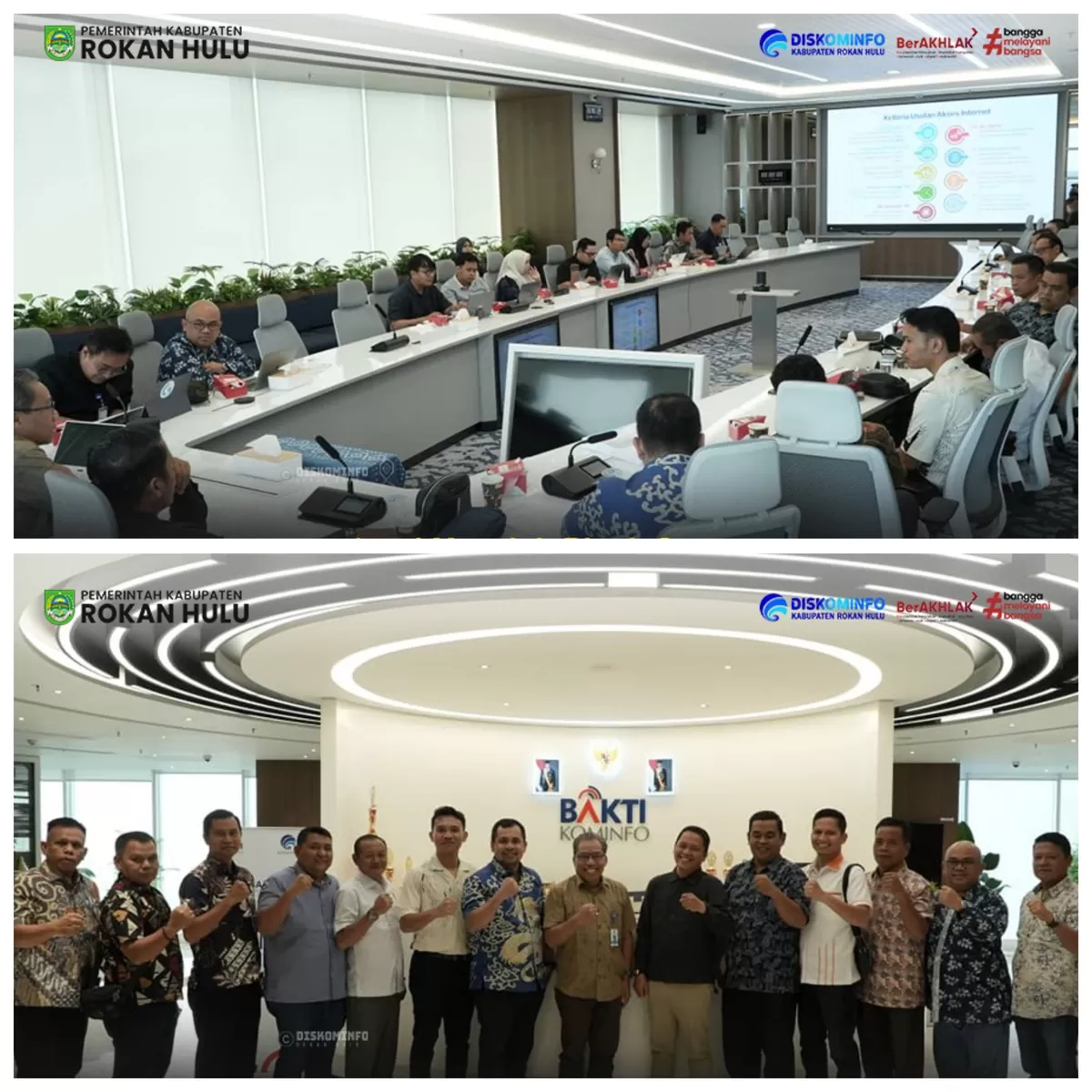 Foto Kabid IKP Diskominfo Dan DPRD Rokan Hulu Sambangi BAKTI Komdigi Audiensi Terkait Pembangunan Menara BTS Dan Akses Internet Gratis Di Fasilitas Publik (NAWACITAPOST.COM)