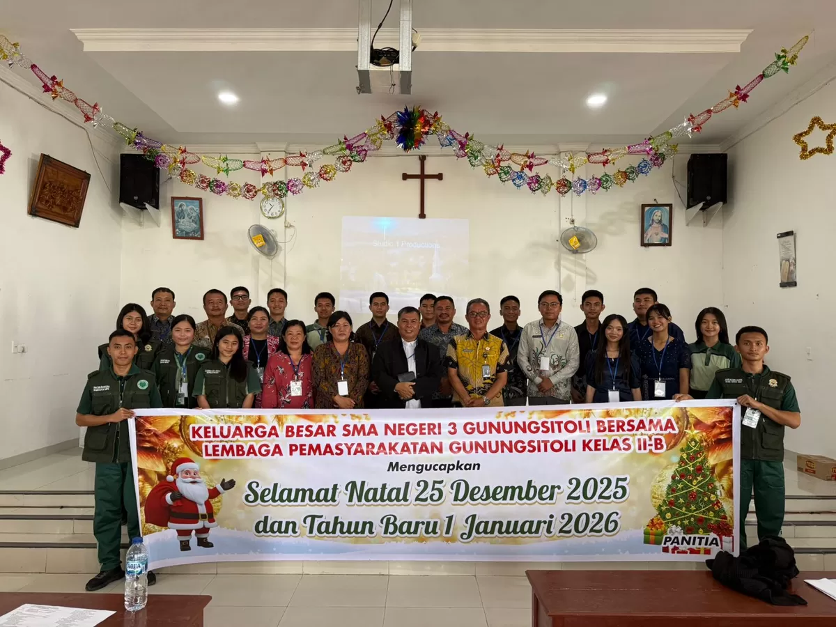 Pegawai dan Warga Binaan Lapas Gunungtua Bersama SMA Negeri 3 Gunungsitoli