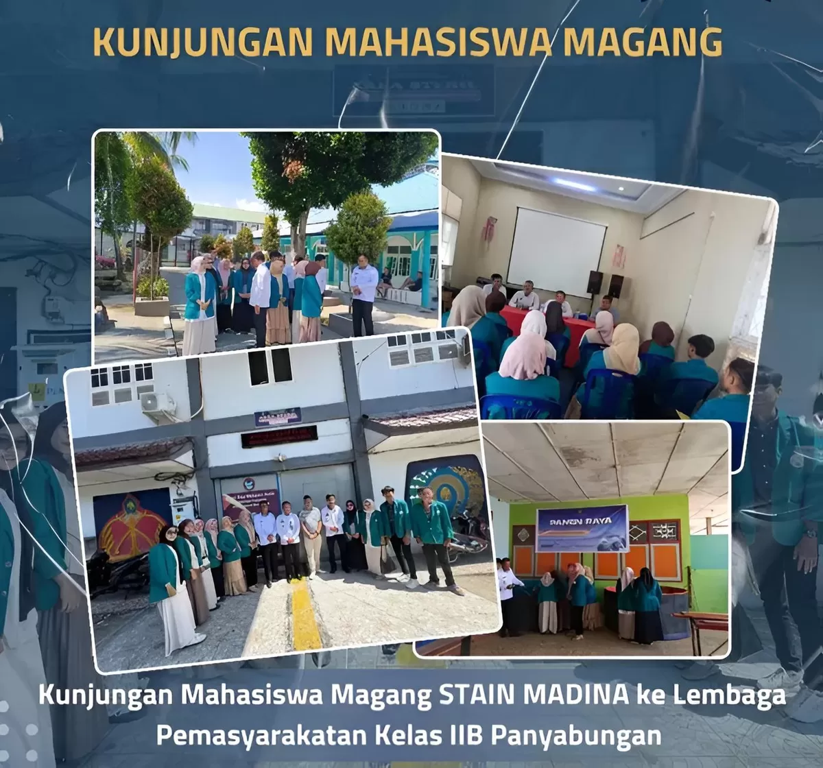 Petugas Lapas Panyabungan Bersama Mahasiswa Magang