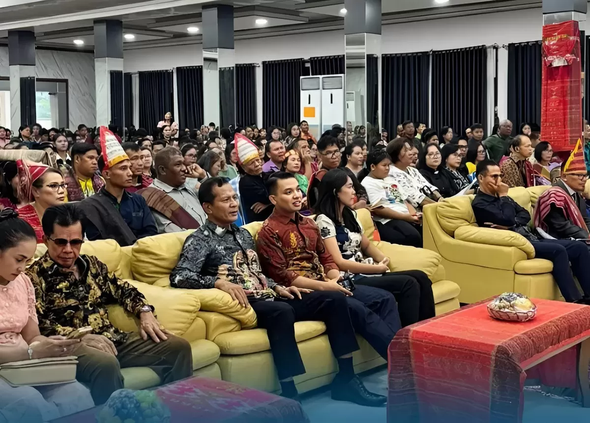 Kalapas Muara Teweh Saat Perayaan Natal Ikatan Keluarga Batak Barito Utara