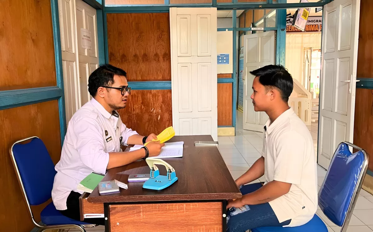 Petugas Bapas Muara Teweh Bersama Klien Pemasyarakatan 