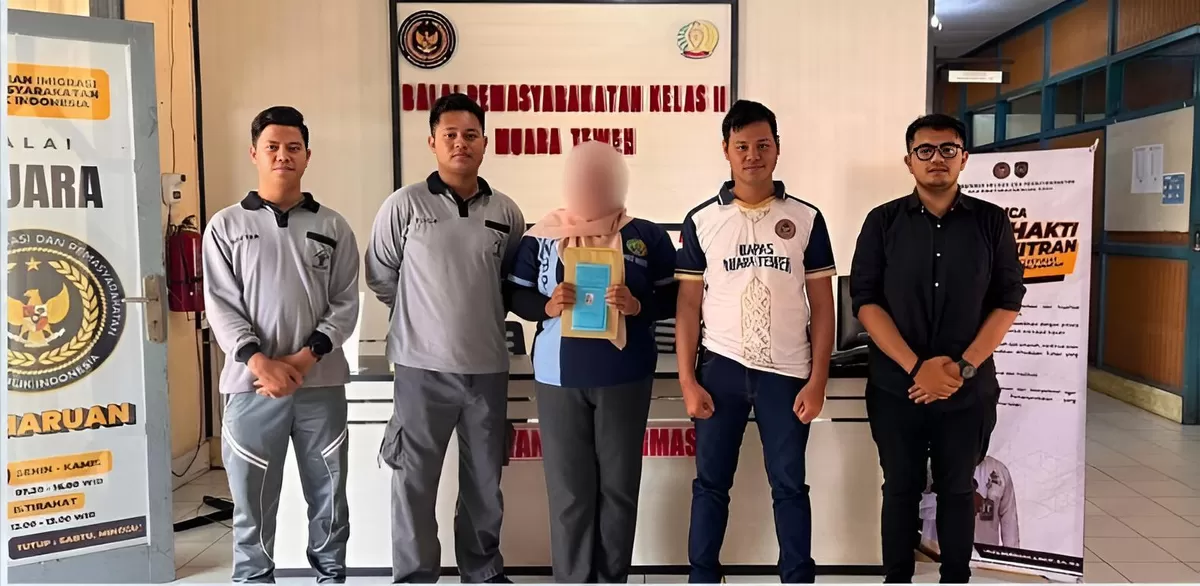 PK Bapas Muara Teweh Bersama Klien Baru