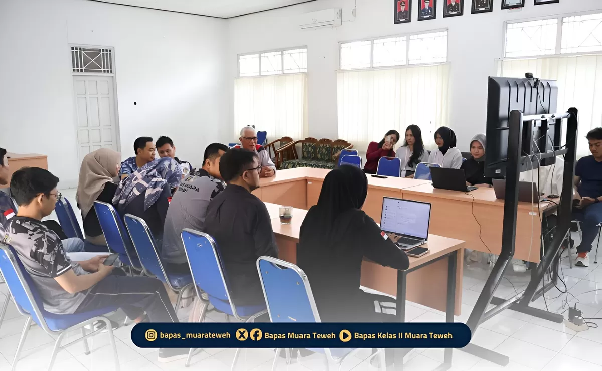 Jajaran Pegawai Bapas Muara Teweh Bersama Peserta Magang 
