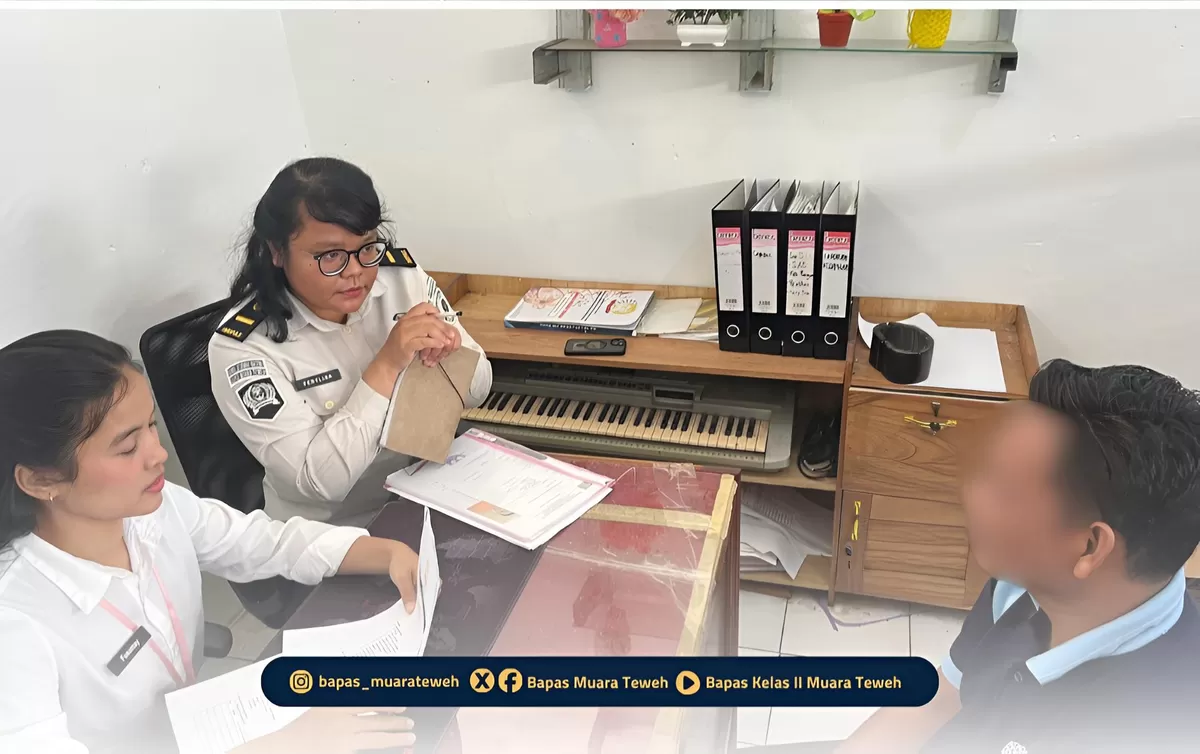 PK Bapas Muara Teweh Saat Kegiatan Litmas