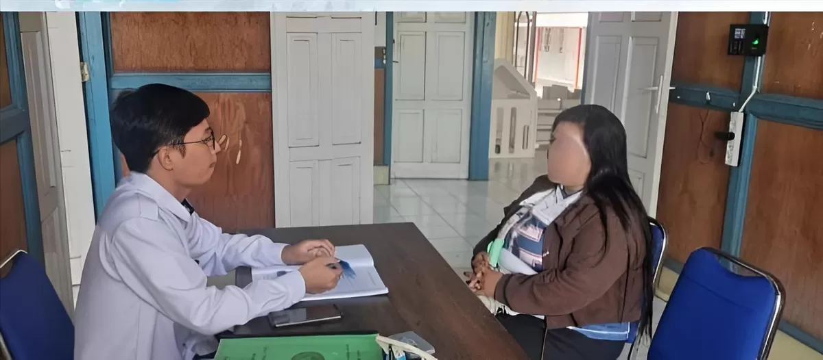 PK Bapas Muara Teweh Bersama Klien Wajib Lapor