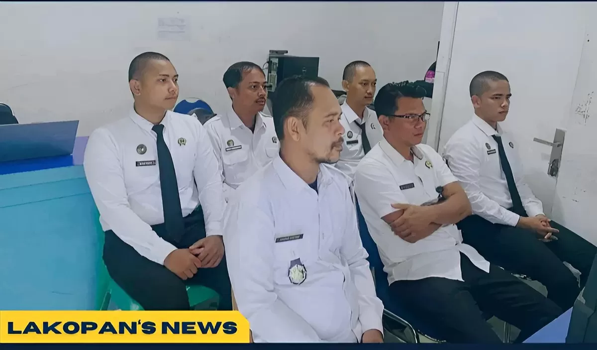 Pegawai Lapas Kotanopan Saat Mengikuti Kegiatan Arahan Dirjenpas