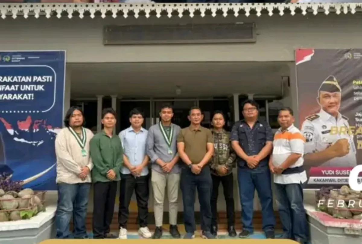 Kabid PP Kanwil Ditjenpas Sumut Saat Terima Audiensi Pengurus KAMMI Medan