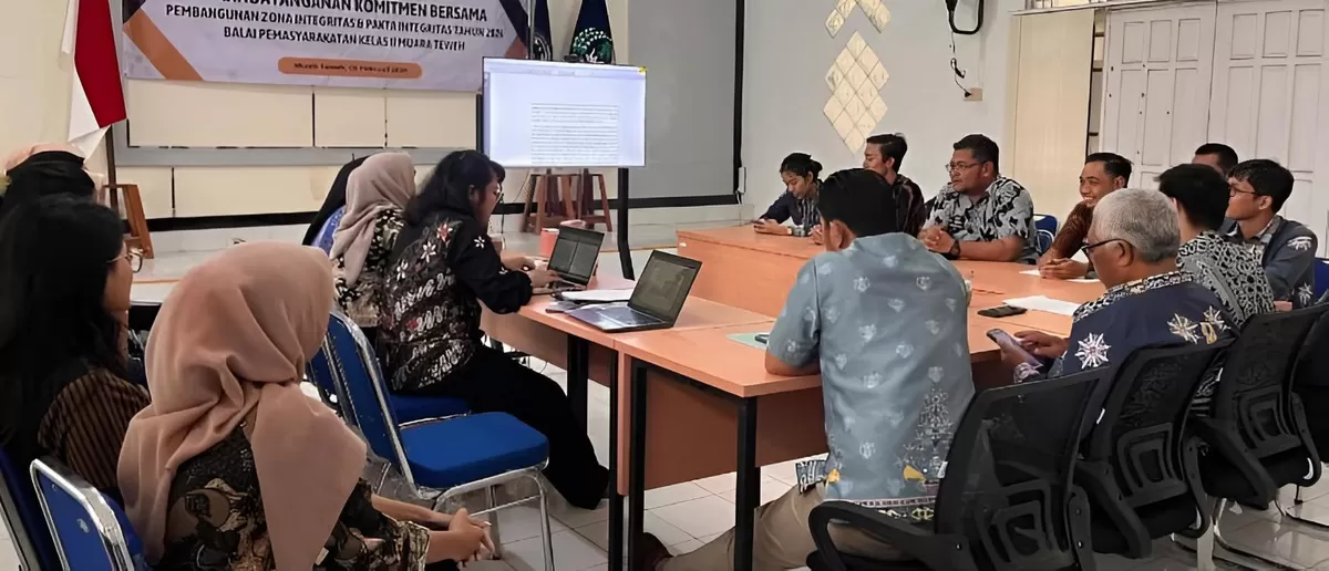 Kepala Bapas Muara Teweh dan Jajaran Saat Kegiatan Sidang TPP