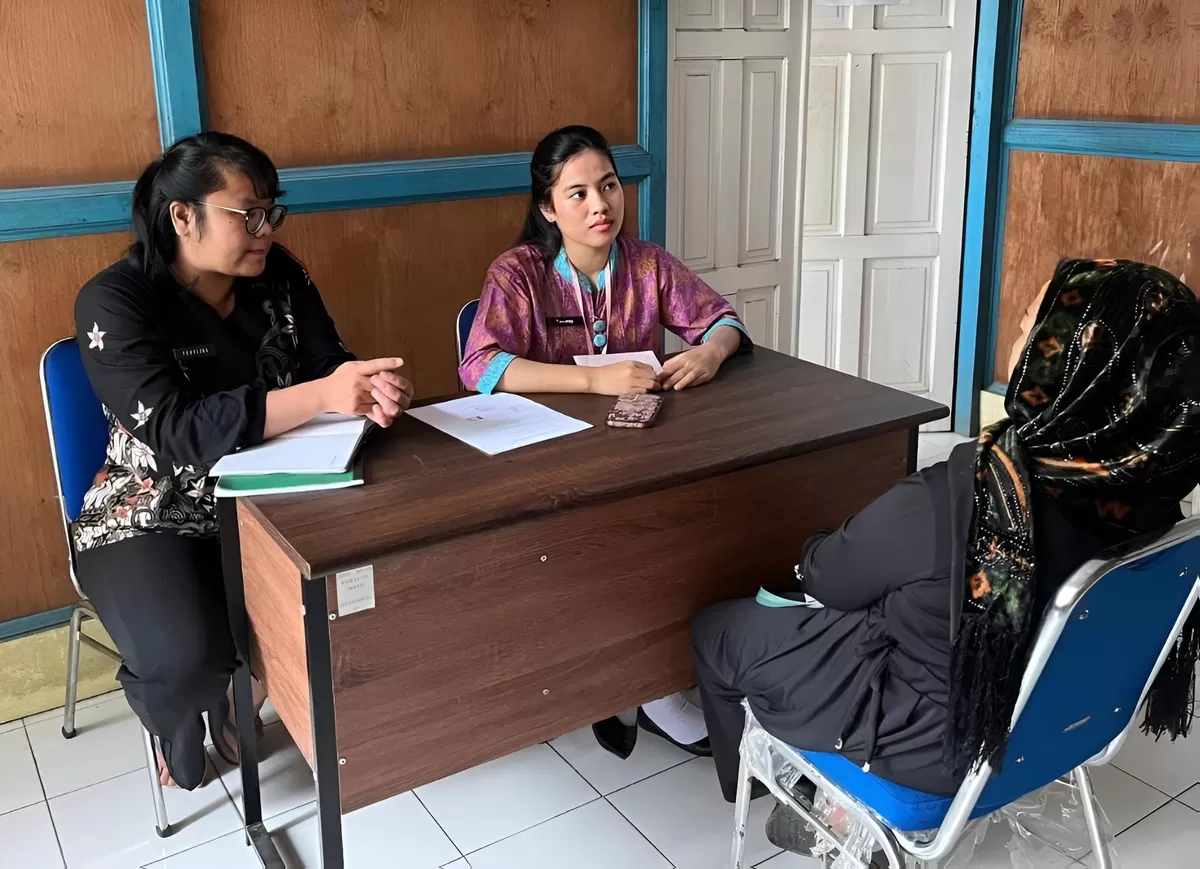 PK Bapas Muara Teweh Saat Penggalian Data Penjamin