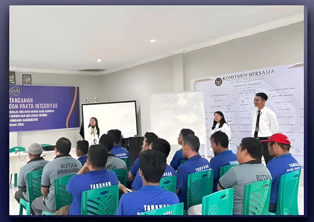 Petugas Rutan Humbang Hasundutan dan Peserta Magang Serta Warga Binaan