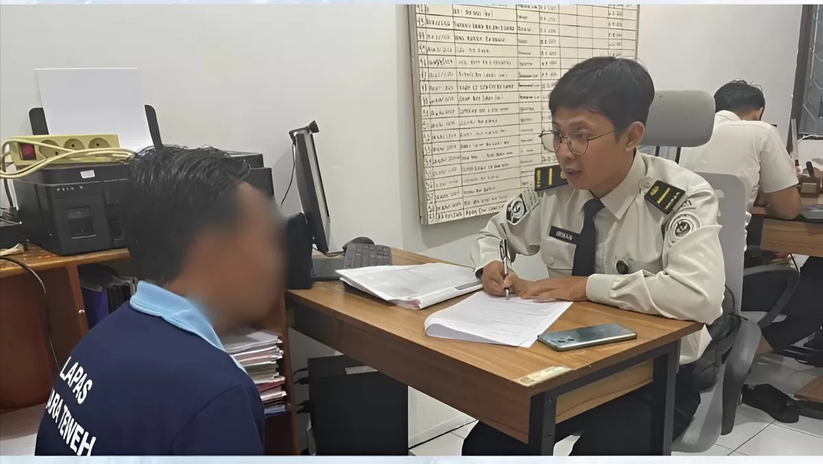 PK Bapas Muara Teweh Saat Kegiatan Litmas