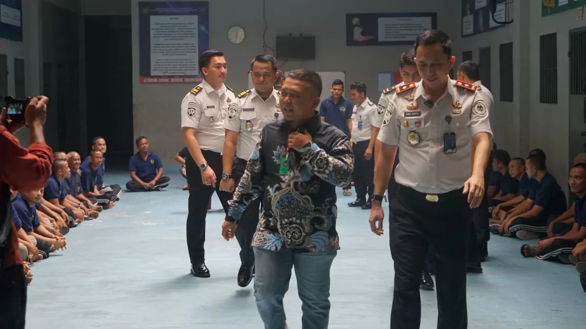 Bidang Kehumasan Kanwil Ditjepas Sumut Saat Kunker ke Rutan Kelas I Medan