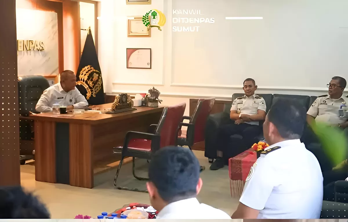 Kakanwil Ditjepas Sumut Bersama Jajaran