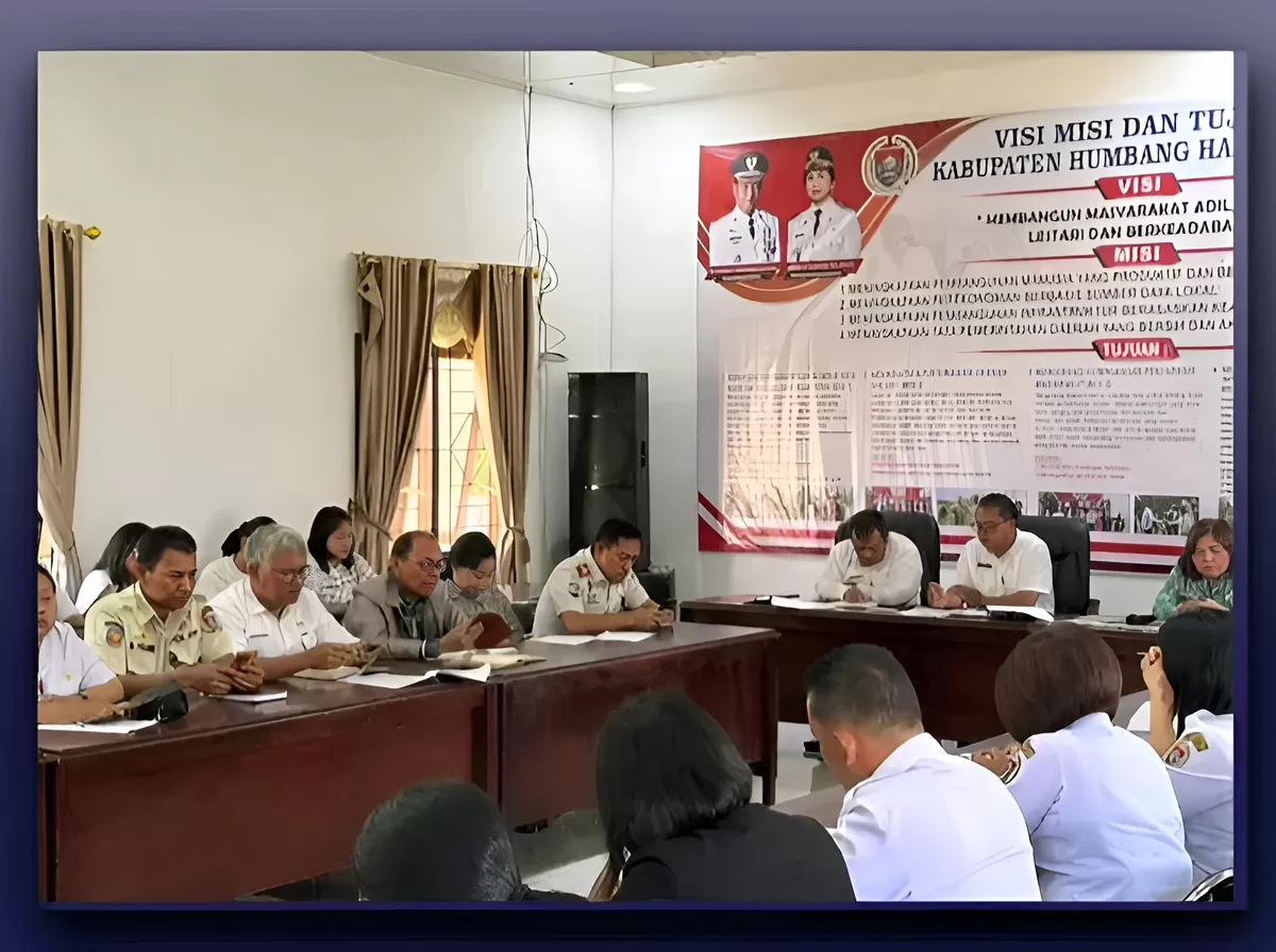 Karutan Humbahas Saat Hadiri Rapat Tindak Lanjut Hasil Pemeriksaan BPK RI