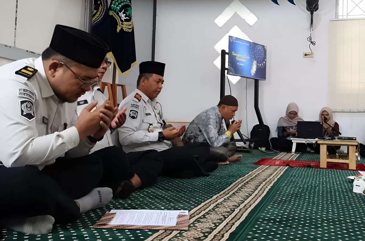 Kabapas Muara Teweh dan Jajaran Saat Kegiatan Doa Bersama