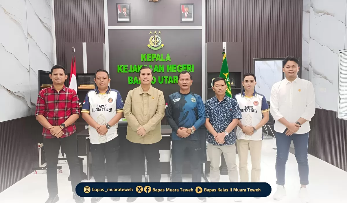 Kabapas dan Kalapas Muara Teweh Saat Koordinasi dengan Kejaksaan Negeri Barito Utara