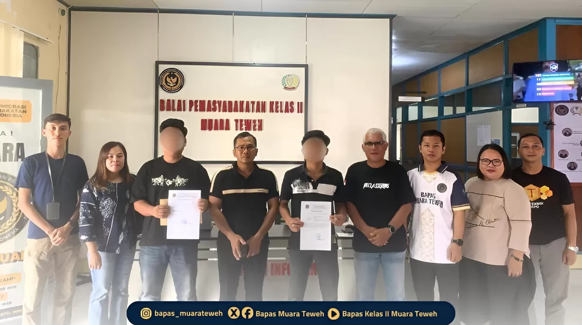 PK Bapas Muara Teweh Bersama Klien