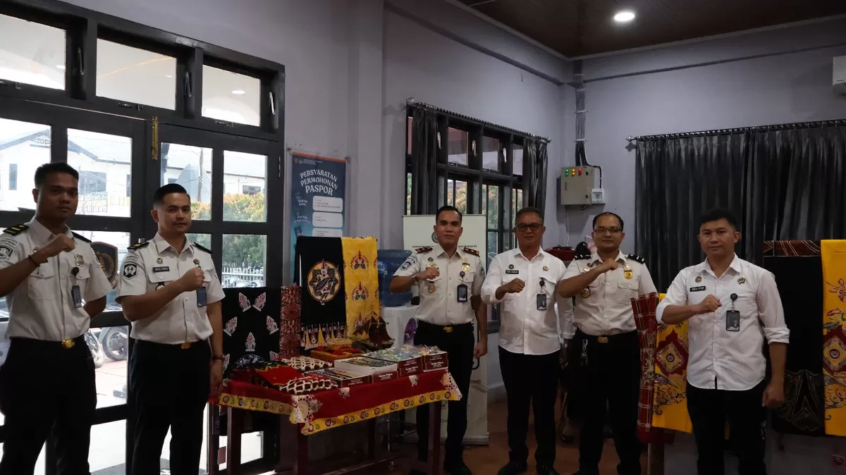 Pegawai Lapas Gunungsitoli Bersama Jajaran Kantor Imigrasi Kelas III TPI Nias