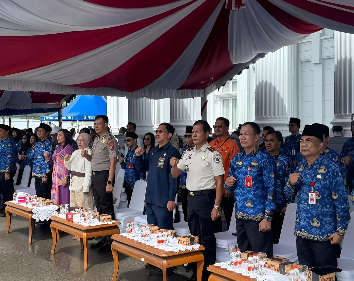 Kalapas Muara Teweh Saat Hadiri Groundbreaking Pelebaran Ruas Jalan Dalam Kota