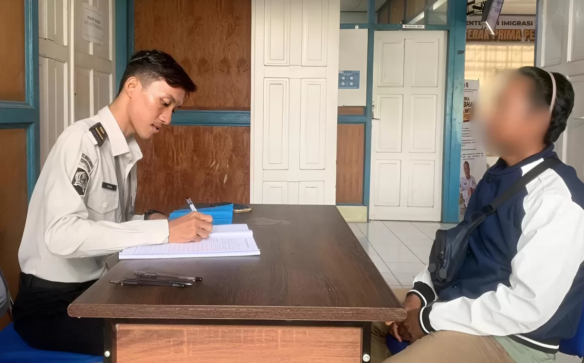 PK Bapas Muara Teweh Bersama Klien Wajib Lapor