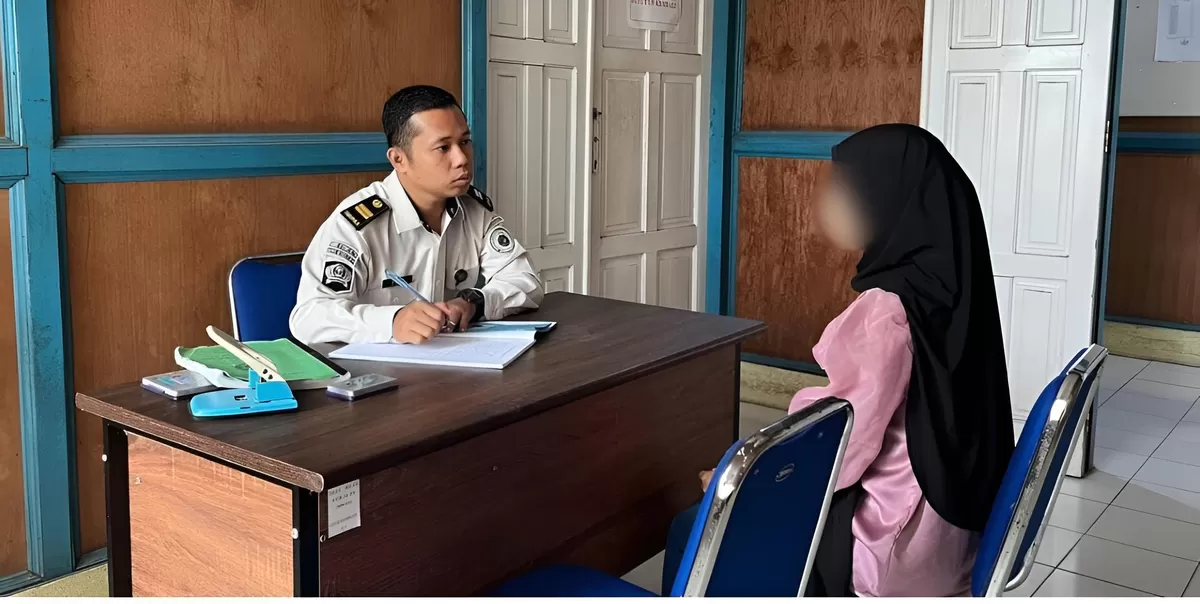 PK Bapas Muara Teweh Bersama Klien Wajib Lapor