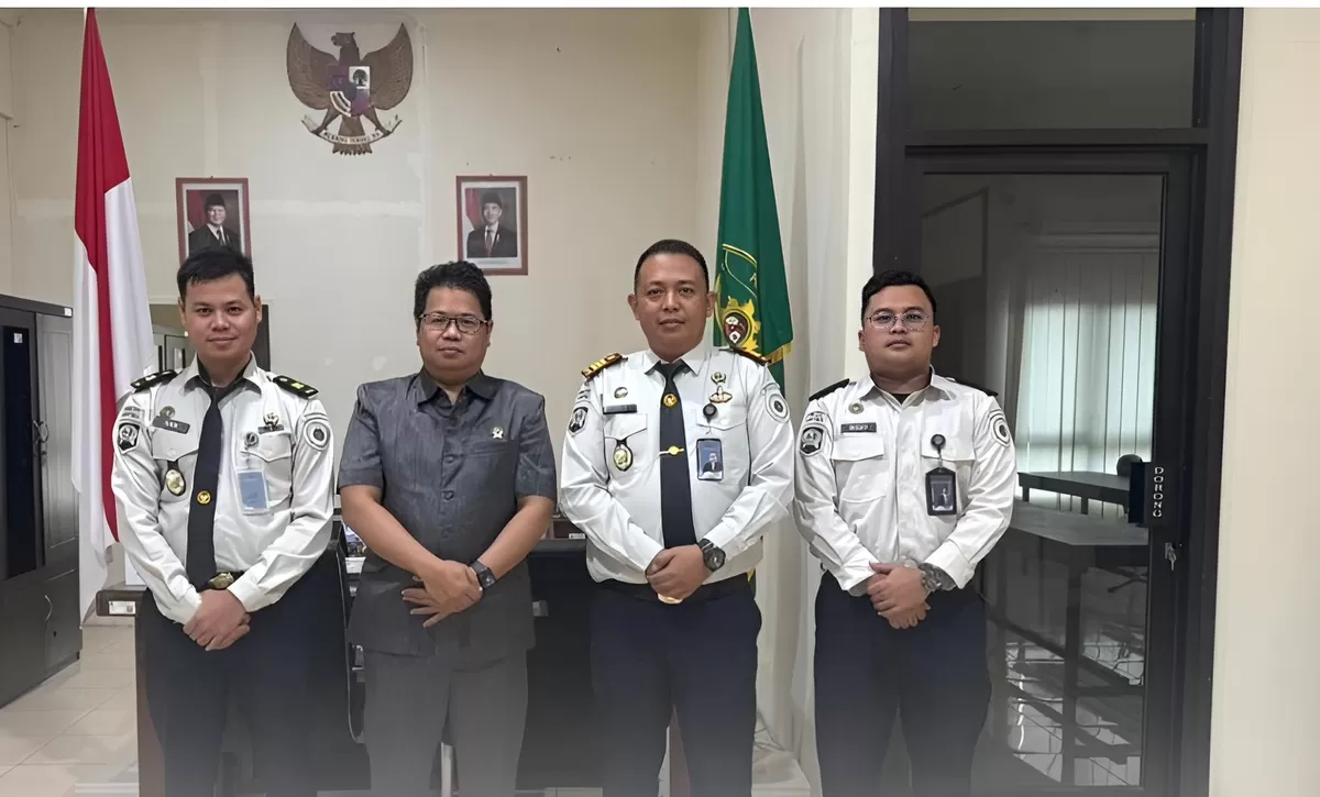 Kabapas Muara Teweh dan Jajaran Saat Koordinasi di Pengadilan Negeri Muara Teweh