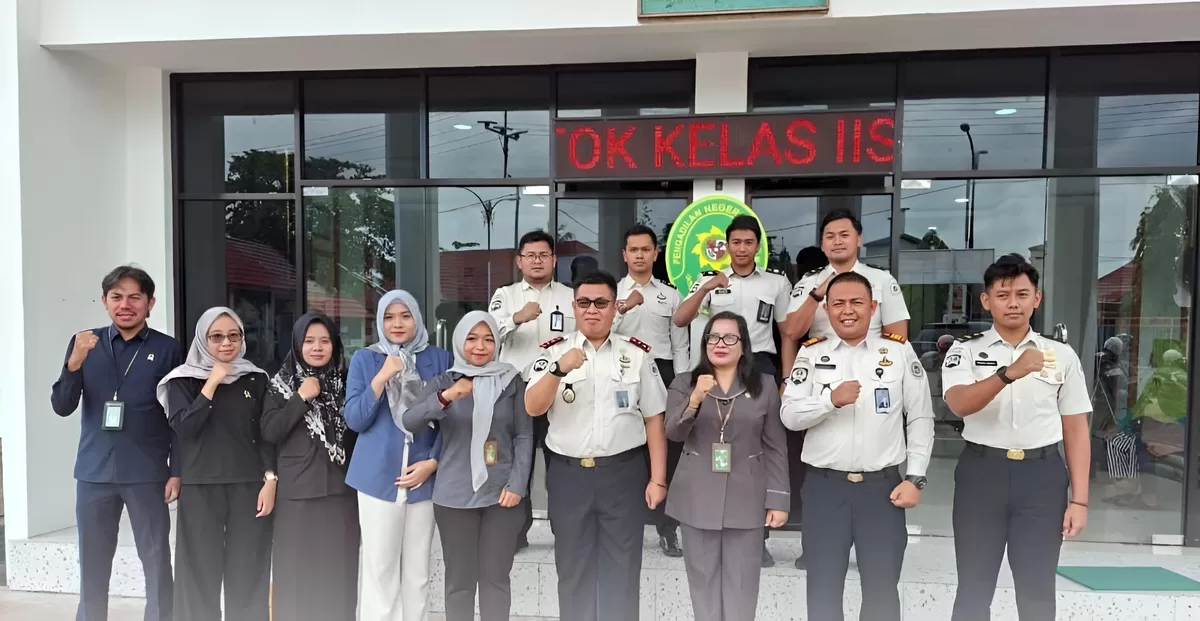 Kabapas Muara Teweh dan Jajaran Saat Koordinasi dengan PN Buntok 