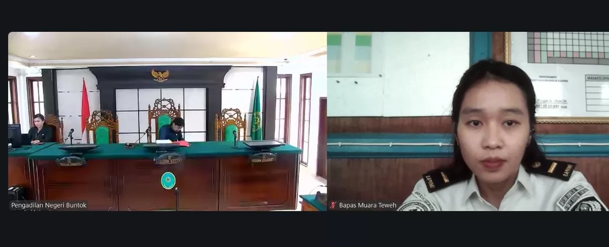 PK Bapas Muara Teweh Saat Pendampingan terhadap ABH