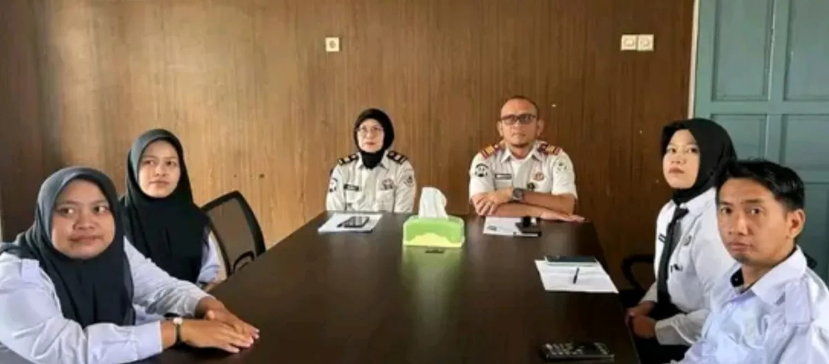 Karutan Rantau dan Jajaran Saat Mengikuti Pengarahan Dirjenpas