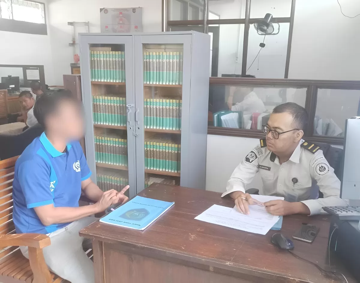 PK Bapas Muara Teweh Saat Kegiatan Litmas
