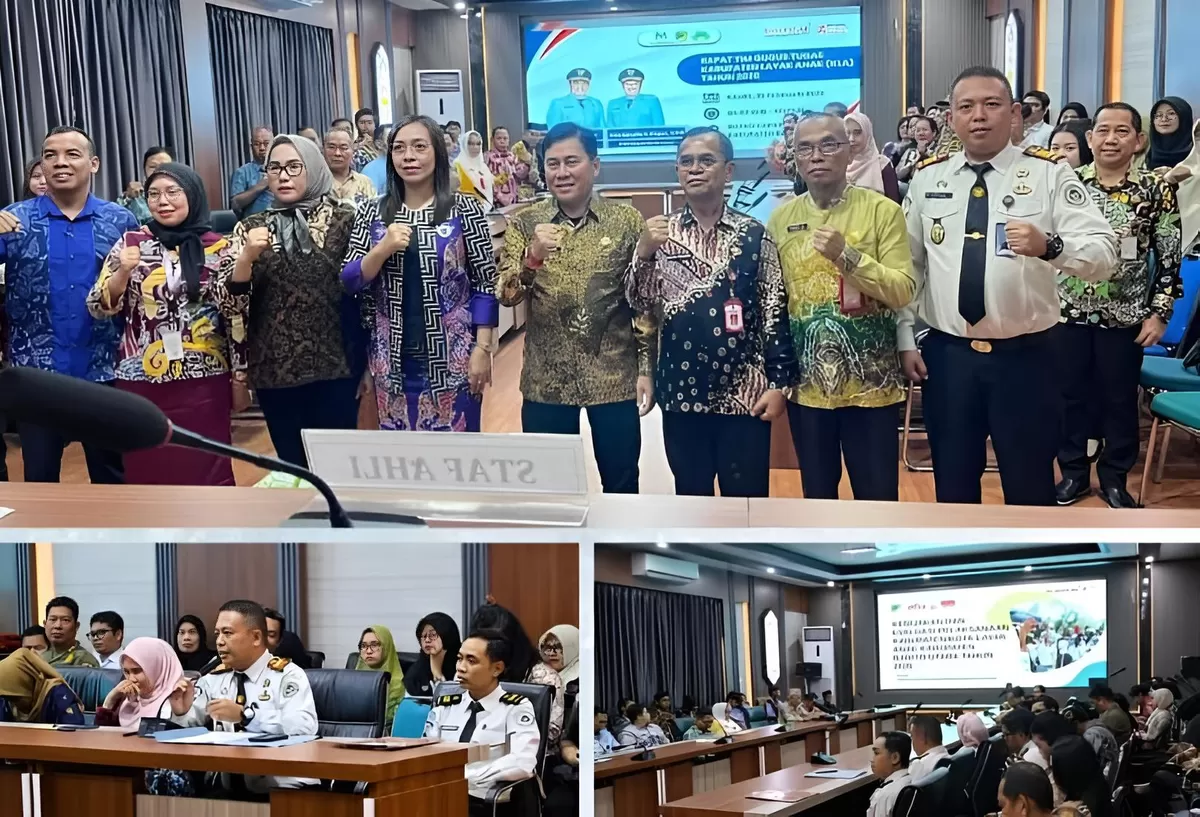 Kabapas Muara Teweh Saat Hadiri Rapat Tim Gugus Tugas KLA